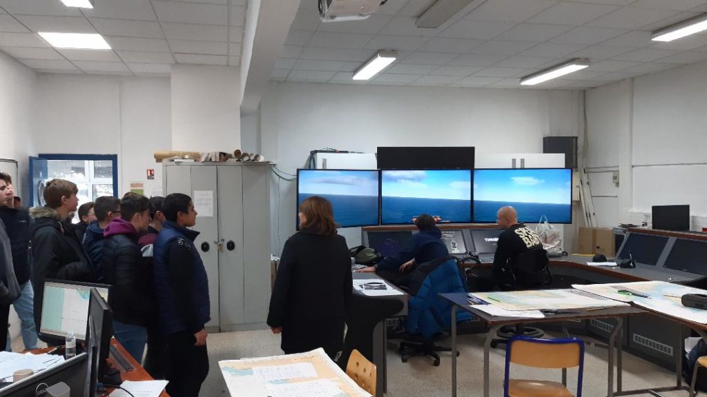 Visite du CFA et du lycée maritime de La Rochelle – ACCUEIL